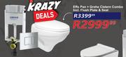 Effo Pan + Grohe Cistern Combo