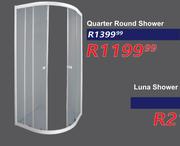 Quarter Round Shower