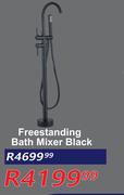 Freestanding Bath Mixer Black