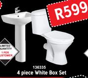 4 Piece White Box Set