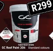 GC Roof Paint Standard Colours-20Ltr