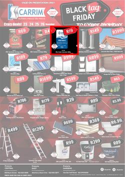 K Carrim Builders Mecca Tile Mecca : Black Friday (23 Nov - 26 Nov 2018), page 1