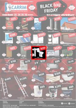 K Carrim Builders Mecca Tile Mecca : Black Friday (23 Nov - 26 Nov 2018), page 1
