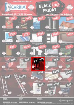 K Carrim Builders Mecca Tile Mecca : Black Friday (23 Nov - 26 Nov 2018), page 1