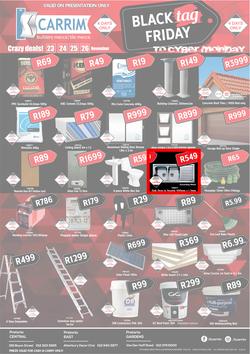 K Carrim Builders Mecca Tile Mecca : Black Friday (23 Nov - 26 Nov 2018), page 1