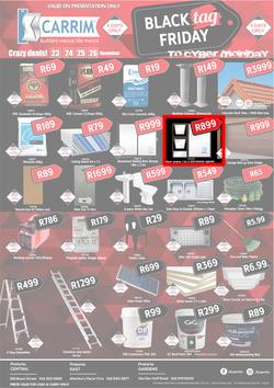 K Carrim Builders Mecca Tile Mecca : Black Friday (23 Nov - 26 Nov 2018), page 1
