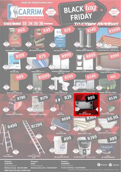 K Carrim Builders Mecca Tile Mecca : Black Friday (23 Nov - 26 Nov 2018), page 1