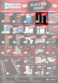 K Carrim Builders Mecca Tile Mecca : Black Friday (23 Nov - 26 Nov 2018), page 1