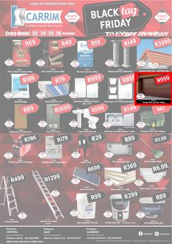 K Carrim Builders Mecca Tile Mecca : Black Friday (23 Nov - 26 Nov 2018), page 1