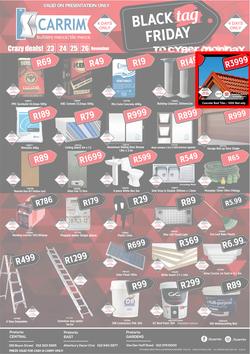 K Carrim Builders Mecca Tile Mecca : Black Friday (23 Nov - 26 Nov 2018), page 1