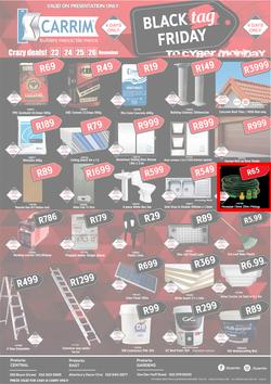 K Carrim Builders Mecca Tile Mecca : Black Friday (23 Nov - 26 Nov 2018), page 1
