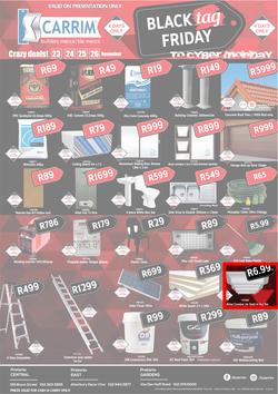K Carrim Builders Mecca Tile Mecca : Black Friday (23 Nov - 26 Nov 2018), page 1