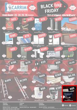 K Carrim Builders Mecca Tile Mecca : Black Friday (23 Nov - 26 Nov 2018), page 1