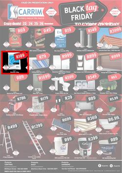 K Carrim Builders Mecca Tile Mecca : Black Friday (23 Nov - 26 Nov 2018), page 1