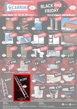 K Carrim Builders Mecca Tile Mecca : Black Friday (23 Nov - 26 Nov 2018), page 1