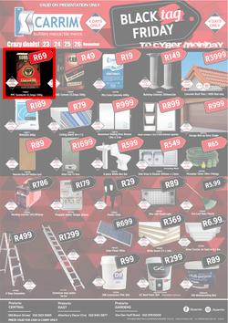 K Carrim Builders Mecca Tile Mecca : Black Friday (23 Nov - 26 Nov 2018), page 1