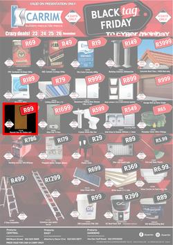 K Carrim Builders Mecca Tile Mecca : Black Friday (23 Nov - 26 Nov 2018), page 1