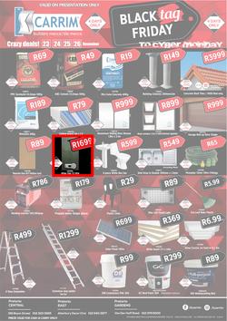 K Carrim Builders Mecca Tile Mecca : Black Friday (23 Nov - 26 Nov 2018), page 1