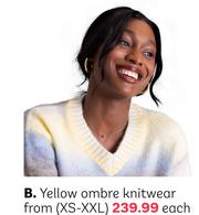 Special Yellow Ombre Knitwear From (XS-XXL)-Each — m.guzzle.co.za