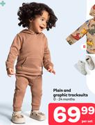 Plain And Graphic Tracksuits (0-24 Months)-Each