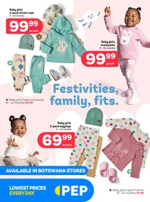 PEP Botswana : Festivities, Family, Fits (25 February - 24 March 2026)
