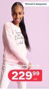 Women's Long Sleeve Fashion PJs (XS-XXL)-Each