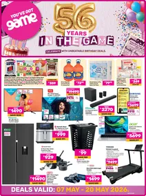 Game Botswana : 56 Years In The Game (07 May - 28 May 2026)