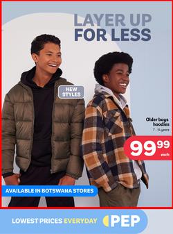PEP Botswana : Layer Up For Less (24 May - 23 June 2024), page 1