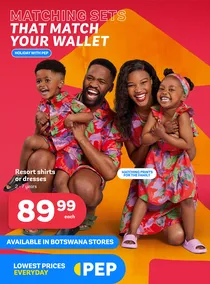 PEP Botswana : Matching Sets That Match Your Wallet (01 December - 25 December 2024)