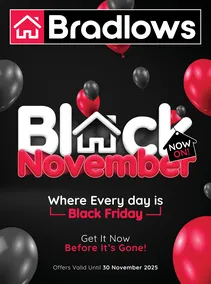 Bradlows : Black November (10 November - 30 November 2025)