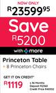 Princeton Table + 8 Princeton Chairs