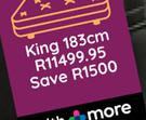 Sealy Belize King 183cm Base Set
