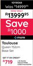 Sealy Toulouse Queen 152cm Base Set 10118068