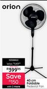 Orion 40cm Foldable Pedestal Fan 10308822