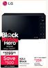 LG 42L Black Microwave MS4235GIS 10110195