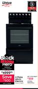 Univa 4 Plate 60cm Electric Stove U116B-1 10296413