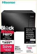 Hisense 34L Black Microwave H34MOBS17 10302111