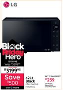 LG 42L Black Microwave MS4235GIS 10110195