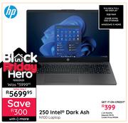 HP 250 Intel Dark Ash N100 Laptop 10302929