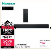 Hisense 2.1 Channel Sound Bar HS2100