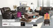 Viali Lagos 3 Piece 3 Action Reclining Lounge Suite Plus Free Gift (Lagos Recliner Chair)
