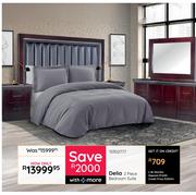 Delia 2 Piece Bedroom Suite