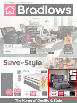 Bradlows : Save On Style (19 March - 15 April 2026), page 1