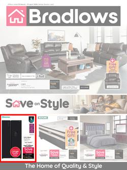 Bradlows : Save On Style (19 March - 15 April 2026), page 1