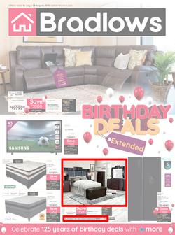 Bradlows : Birthday Deals (16 July - 19 August 2026), page 1