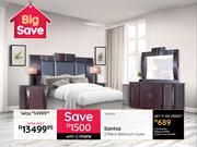 Santos 2 Piece Bedroom Suite 10296211