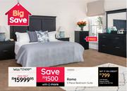 Roma 3 Piece Bedroom Suite 10280551