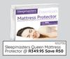 Sleepmasters Queen Mattress Protector 10127130
