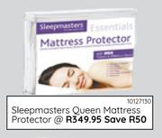 Sleepmasters Queen Mattress Protector 10127130