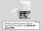 Sleepmasters Quilted Queen 152cm Mattress Protector 10119640